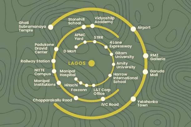 Lagos Location Map