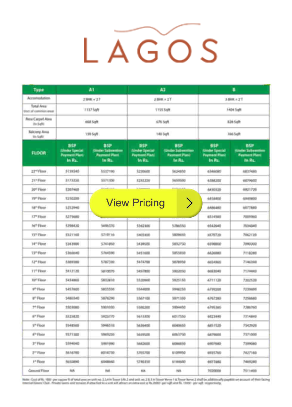 NBR Cost sheet